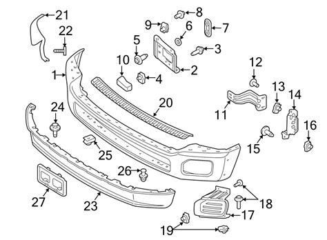 2003 f350 king ranch metal bracket behinf front bumper|2003 Ford F.